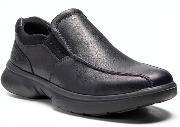 Clarks Scarpe Uomo Pelle Chiusura Pull On Comode-4